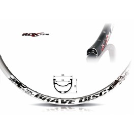 Ráfek Remerx Bravedisc 559 (26'') 36 děr - černý Ráfek Remerx Bravedisc 559 (26'') 36 děr - černý