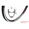 Ráfek Remerx Grand Hill 406x19 (20'') 36 děr - černý