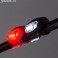 Led silikon.světla přední+zadní+baterie
